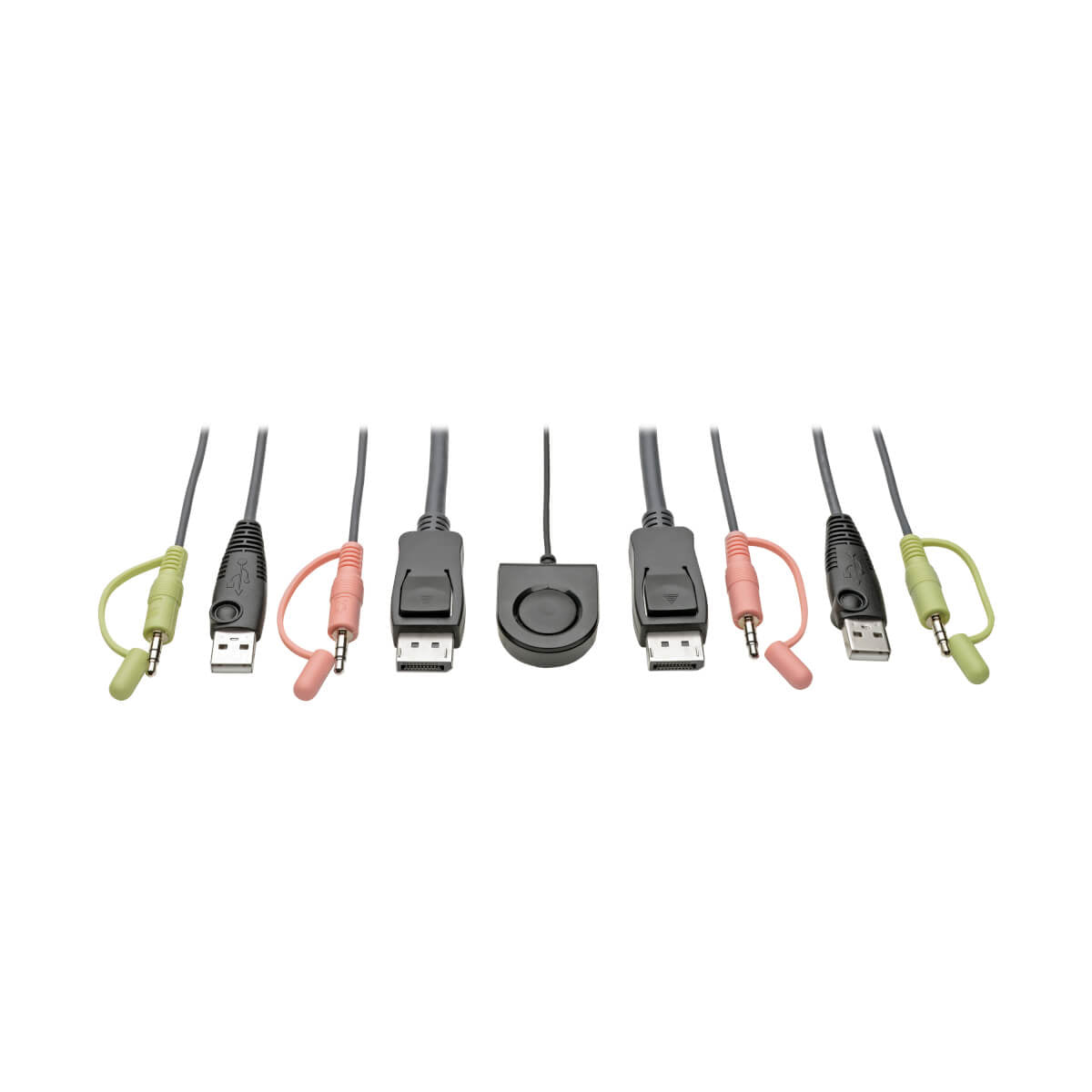 Tripp Lite B032-DPUA2 – 2-Port DP KVM-Switch – 4096 × 2160, USB, Audio