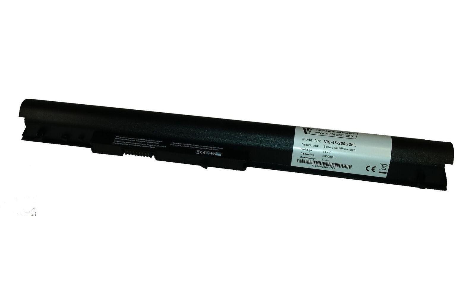 Vistaport Notebook-Akku – für HP/Compaq Notebooks (z. B. 240 G2/G3, 250 G2/G3, 255 G2/G3) – 37 Wh, 14,4 V – Sc