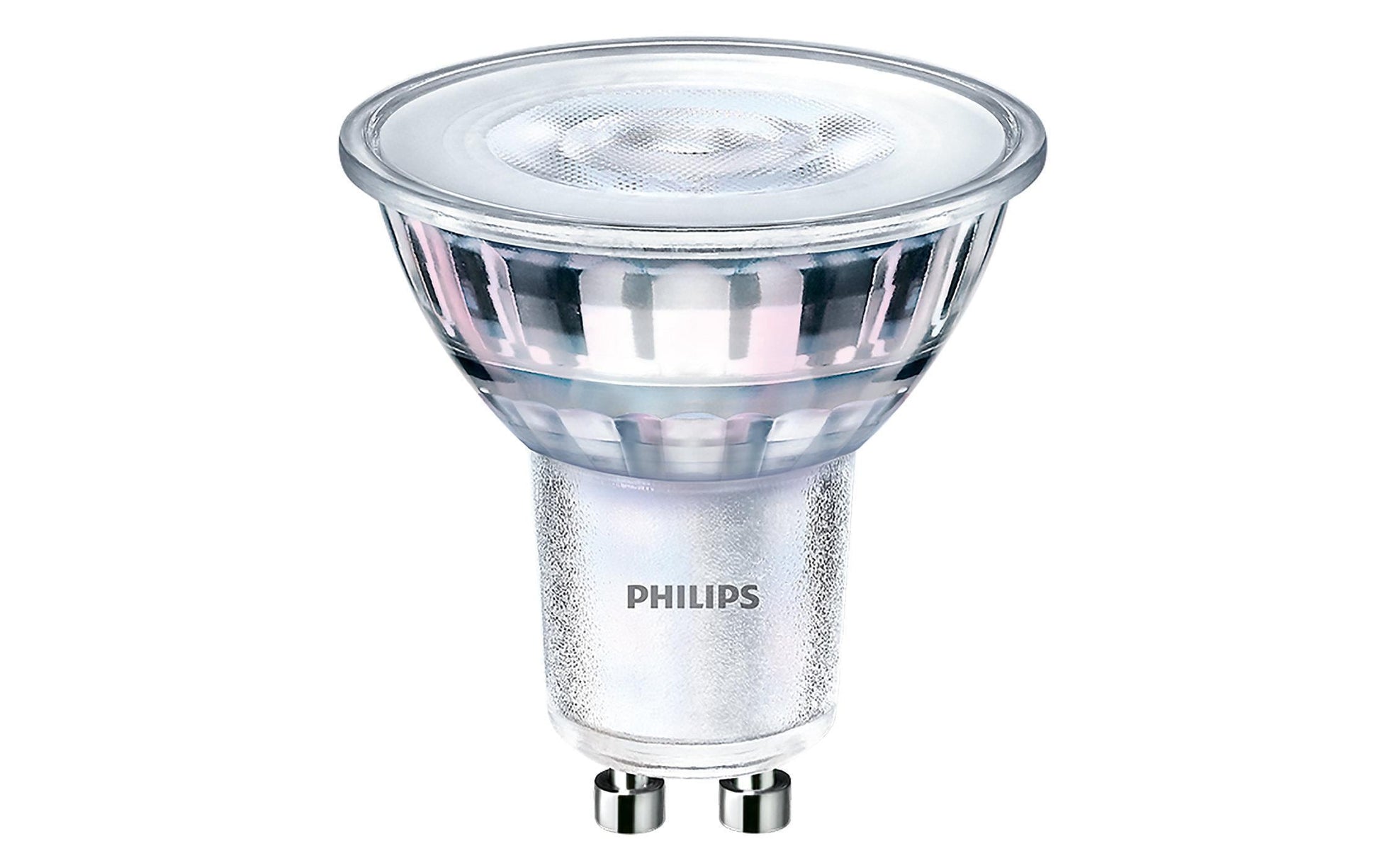 Philips LED-Leuchtmittel GU10 – Warmweiss 3000 K, 265 lm, 3,5 W, 36° – Silber – CorePro