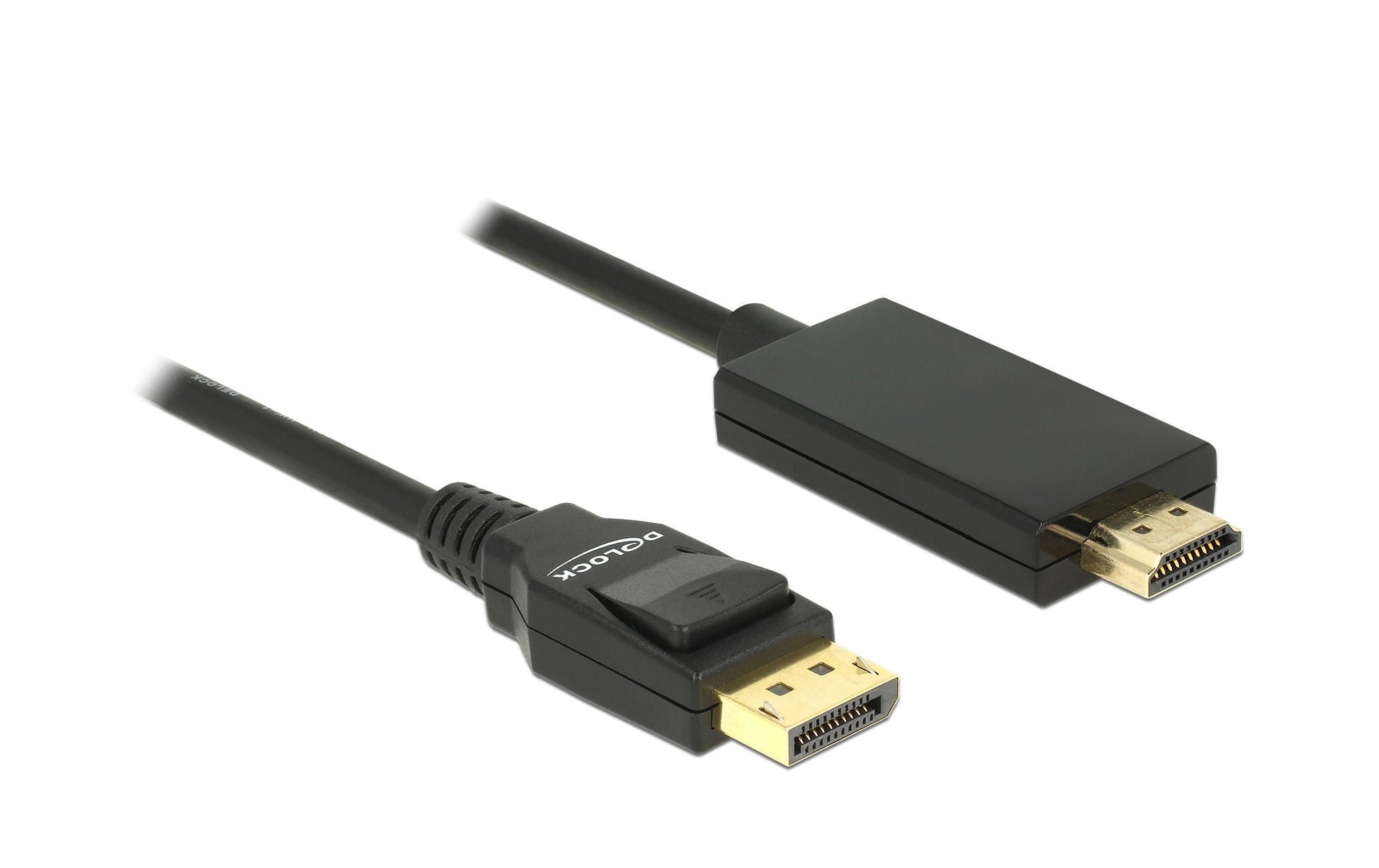 DeLOCK DisplayPort auf HDMI Kabel DP 1.2 4K 30 Hz – 1 m