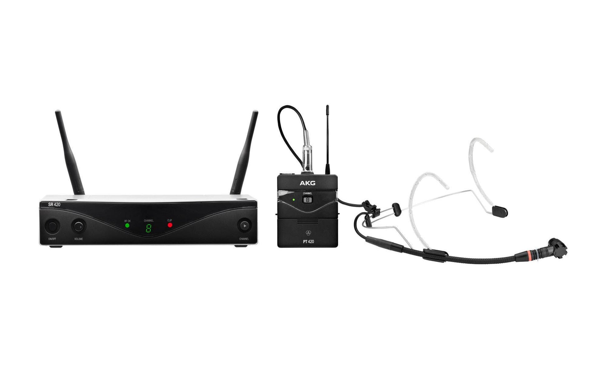 AKG WMS420 – Streaming-/Mikrofon-Kit – 6,35 mm Klinke, XLR, Kabellos, Niere, 530,025–931,85 MHz
