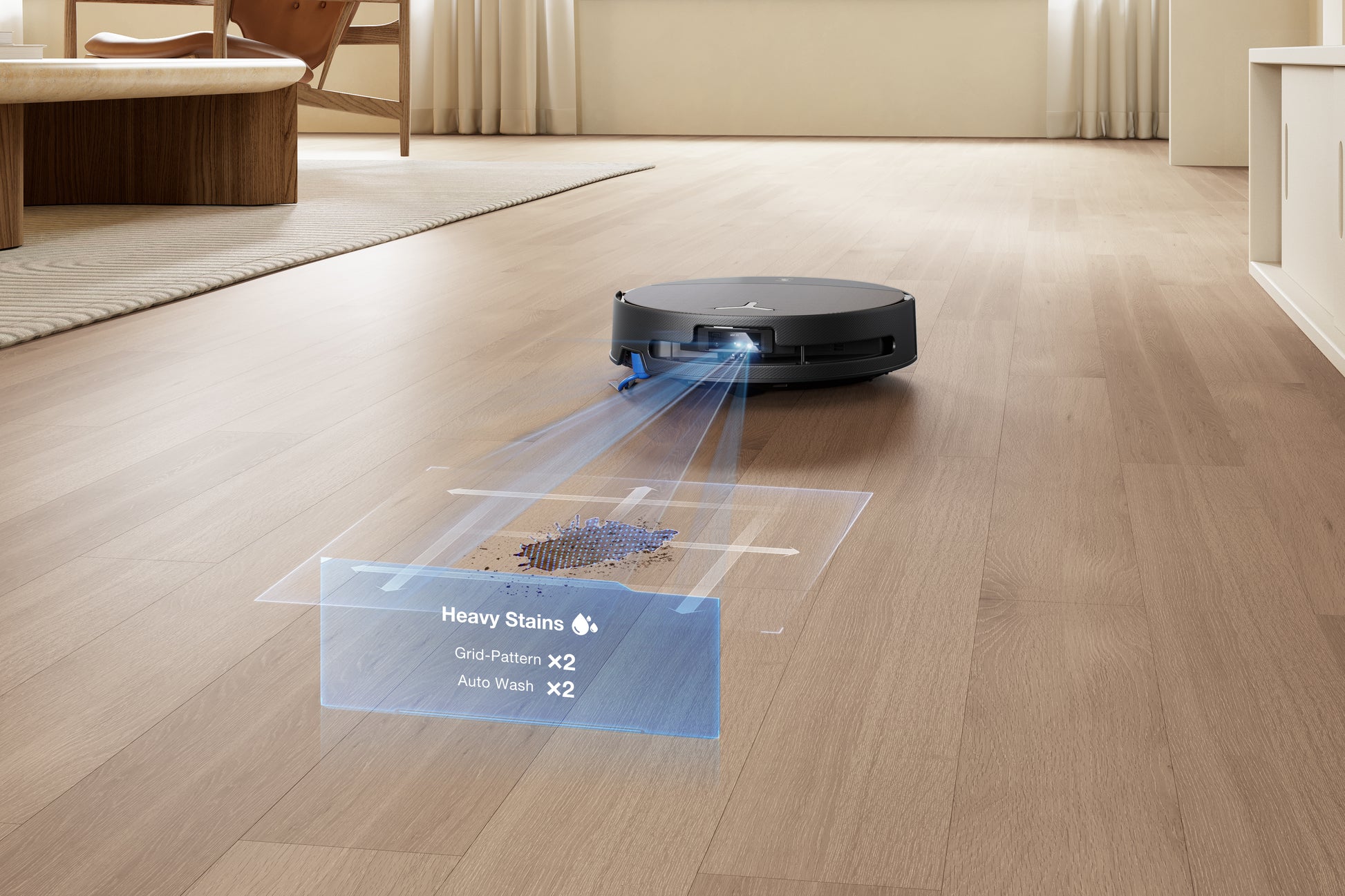 Ecovacs Saugroboter DEEBOT T90 PRO OMNI, mit Absaugstation, mit Wischfunktion – 30000 Pa, 350 min, Höhe 98 mm