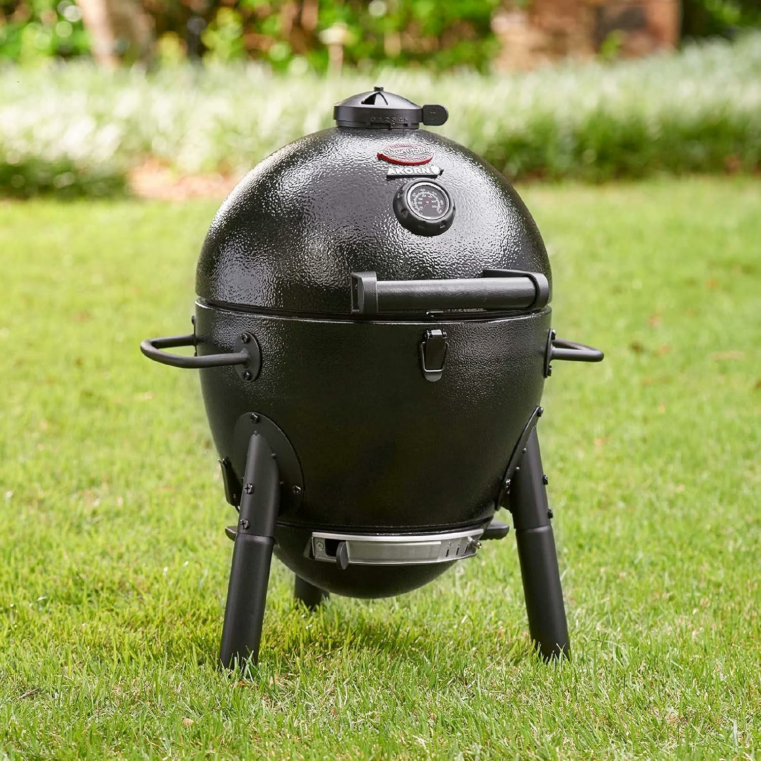 Char-Griller Kamado Akorn Jr. – Ø 52 cm, Grillfläche 1'000 cm², Holzkohle – schwarz