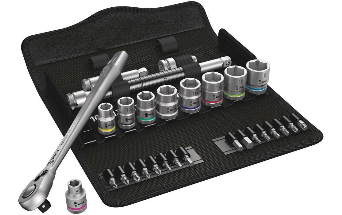 Wera Zyklop Metal Knarrensatz – Antrieb 3/8" – 8100 SB 8