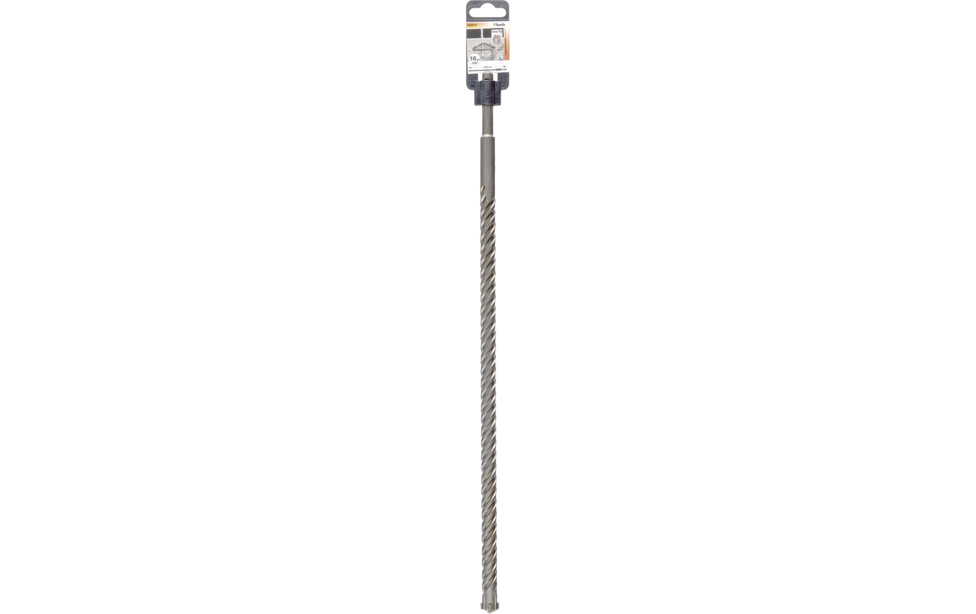 kwb Hammerbohrer 16 × 450 mm Hartmetall SDS Plus – für Mauerwerk & Beton – 1 Stück – 4-Schneider