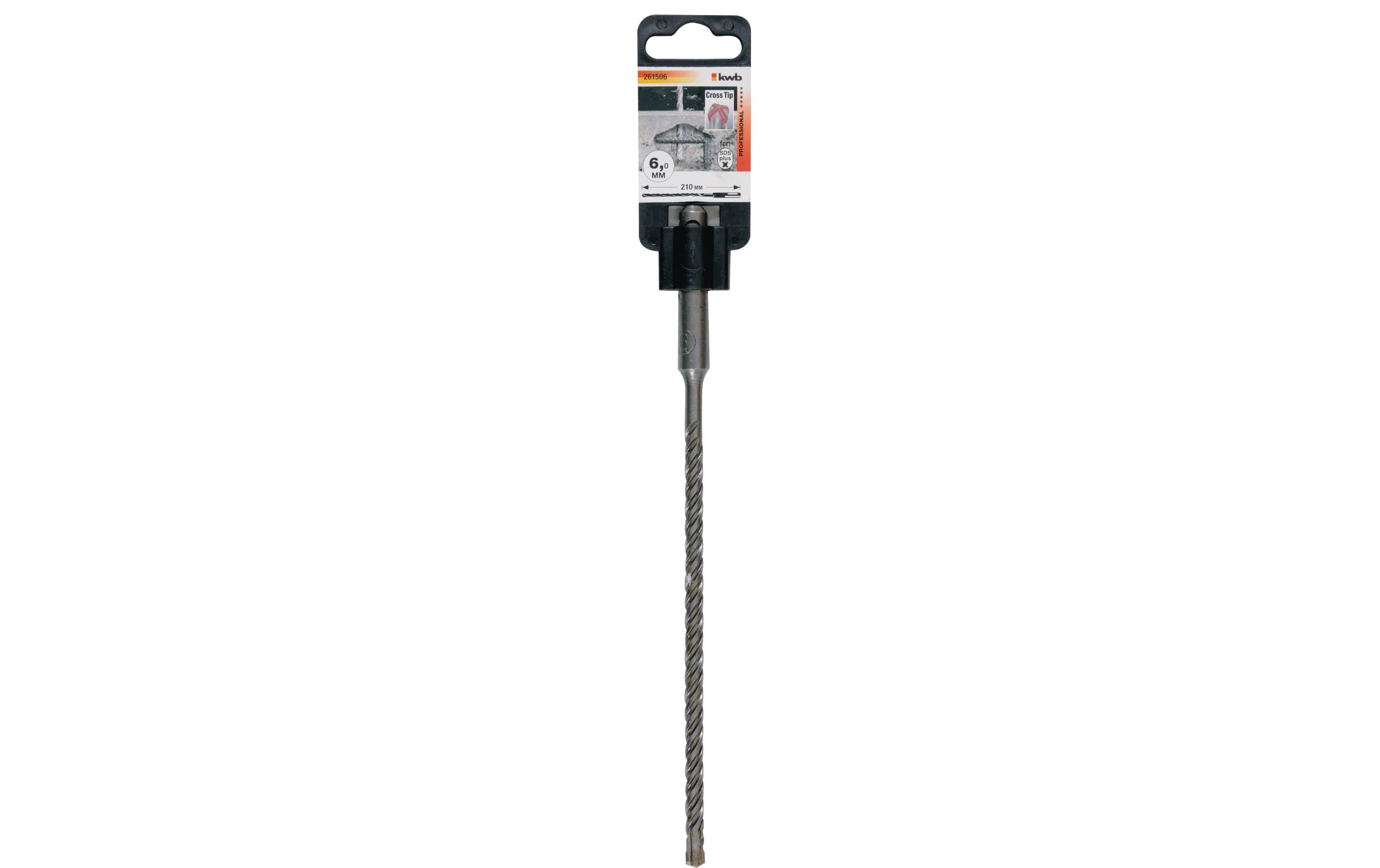 kwb Hammerbohrer 6x210 mm – Silber, Hartmetall