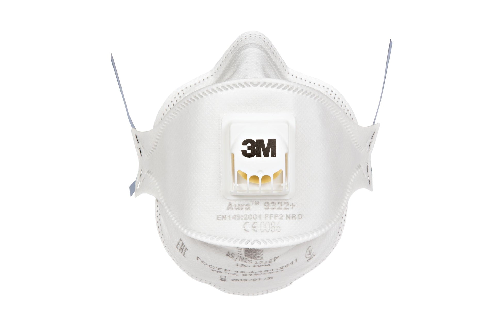 3M Halbmaske 9322+ FFP2 für Hand- und Maschinenschleifen Weiss – 10 Stück