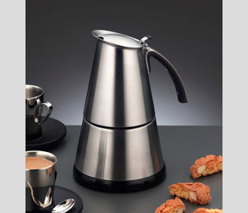 Rommelsbacher EKO 364/E Espressomaschine (Siebträger) – Edelstahl, 11,5 × 11,5 × 17,0 cm