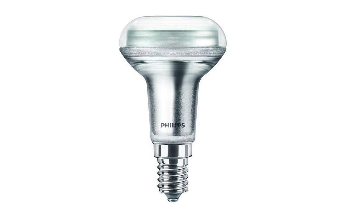 Philips LED-Leuchtmittel E14 Reflektor (R50) – 210 lm, 2,8 W, Warmweiss 2700 K, 36° – CorePro