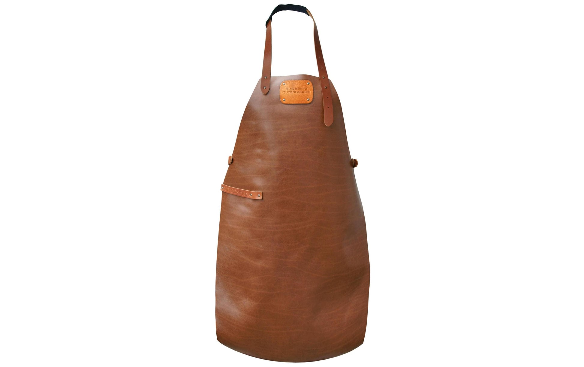OUTDOORCHEF Grillschürze Trettl – Echtes Leder, Braun