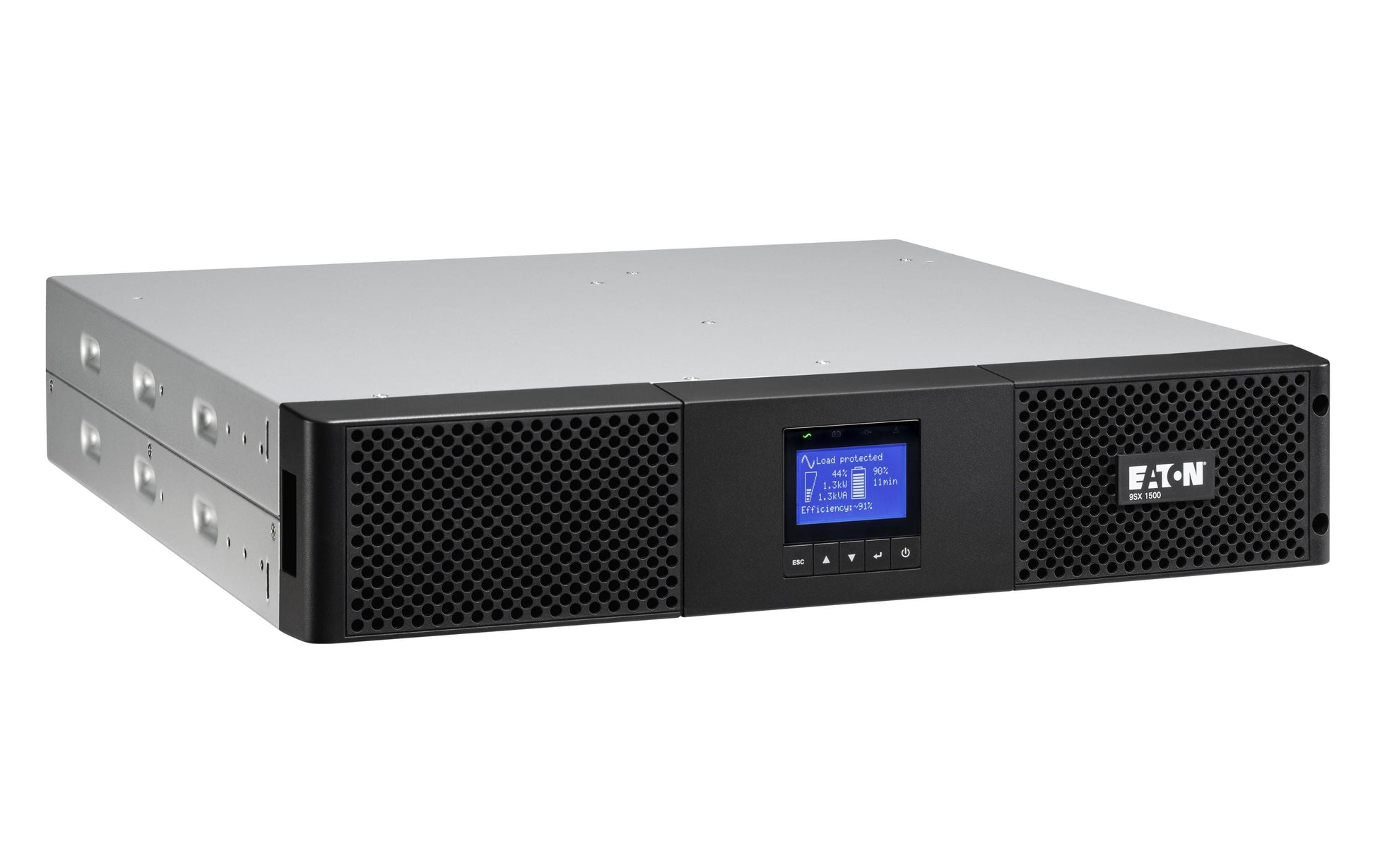 Eaton 9SX 1000i (9SX1000IR) USV 1 kVA/900 W Online – 2U Rack – C13×7, Eingang IEC C14