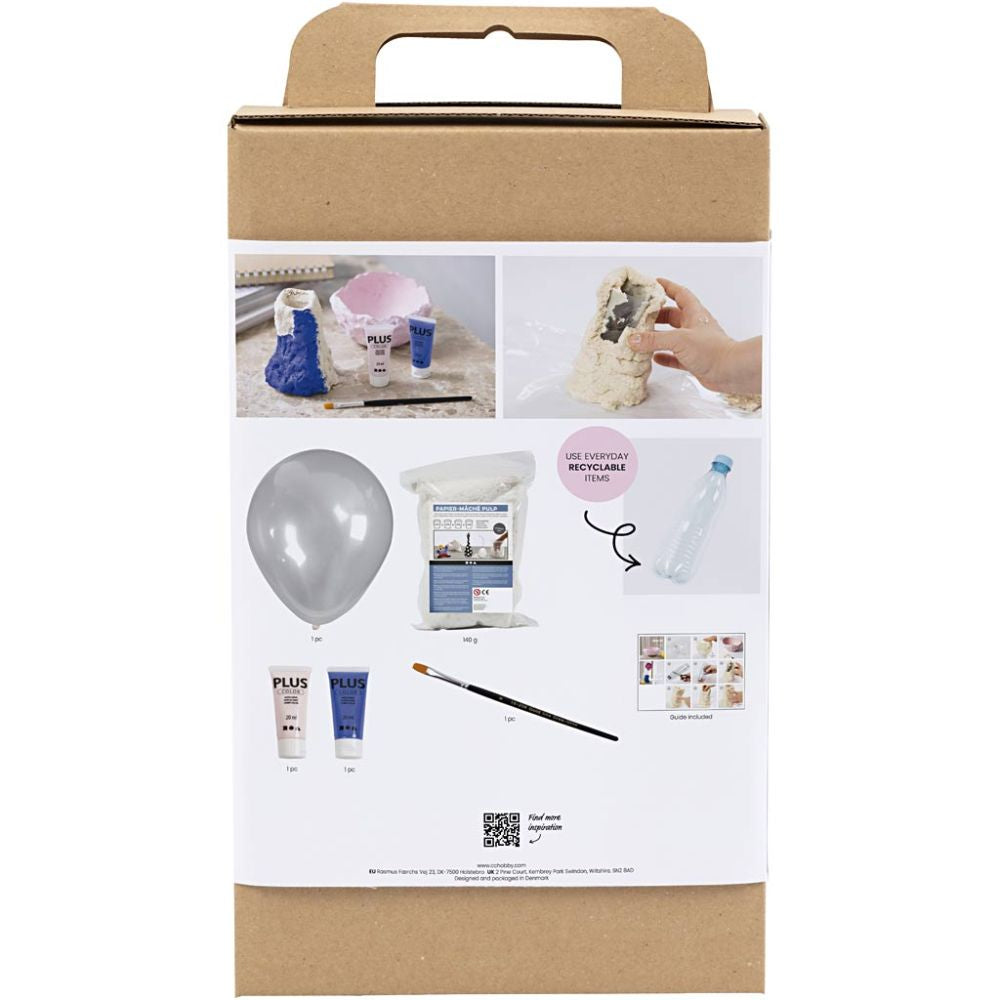 Creativ Company Modelliermasse-Set, lufthärtend – Vase und Schale