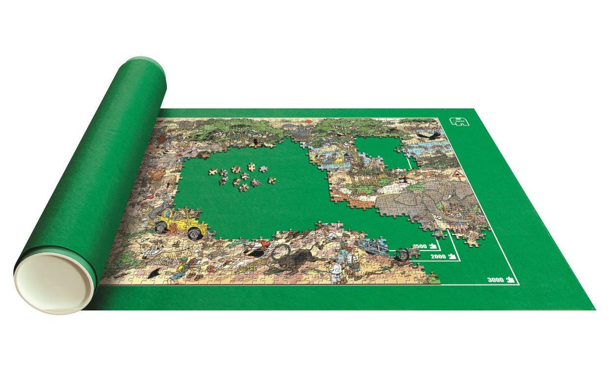 Jumbo Puzzlemappe – für Puzzles 1'000–3'000 Teile – ab 12 J. – grün