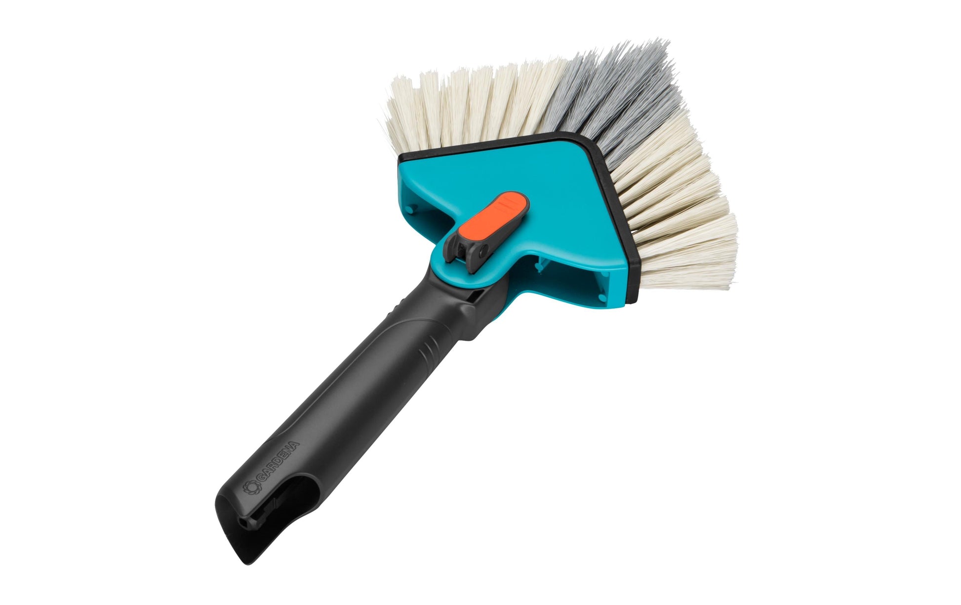 Gardena combisystem-Winkelbesen – 30–50 cm, hart, Kunststoff, schwarz/blau/orange, für Gardena combisystem