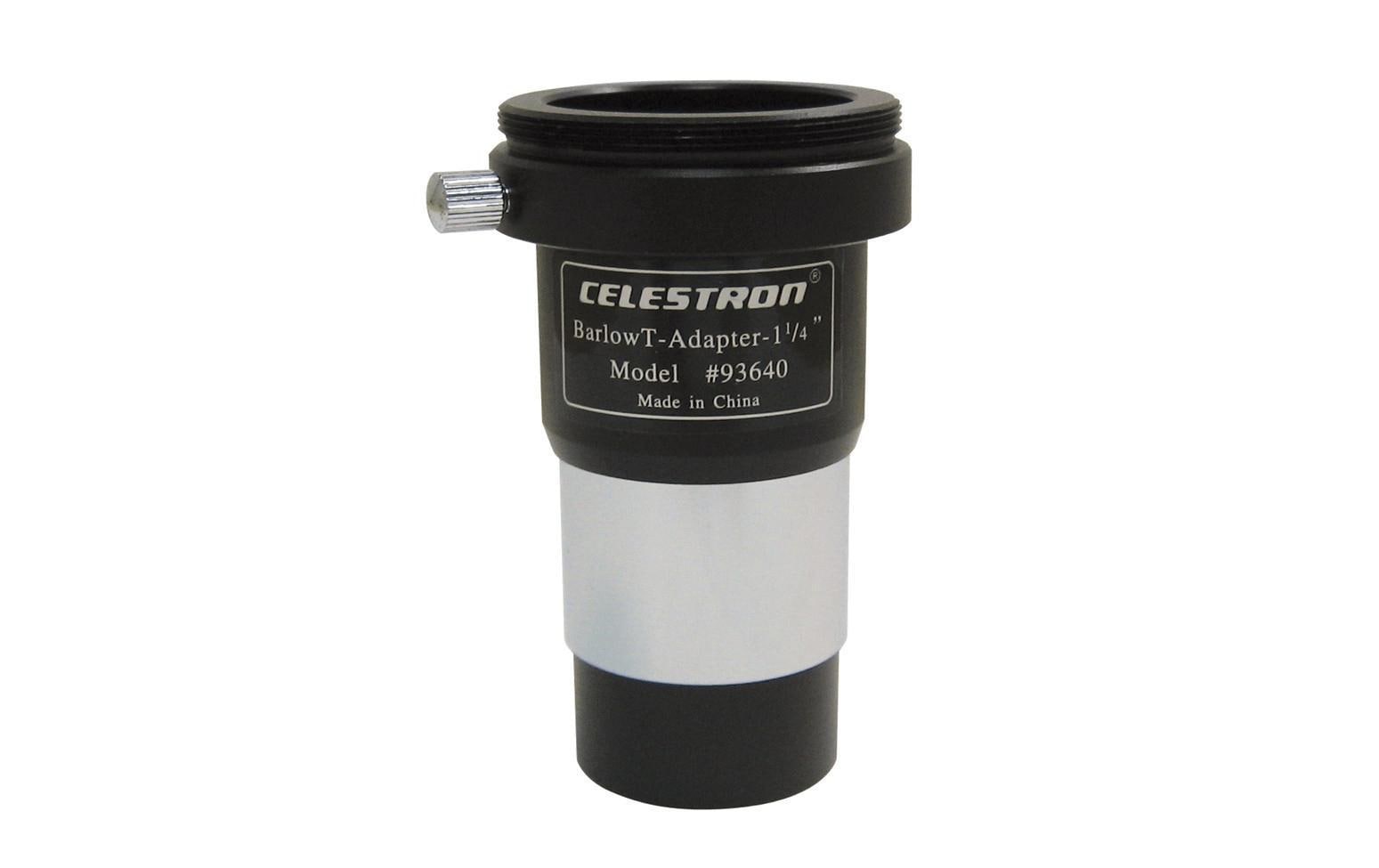 Celestron Barlow 2× T-Adapter 1,25" – Schwarz/Weiss – 2er-Pack