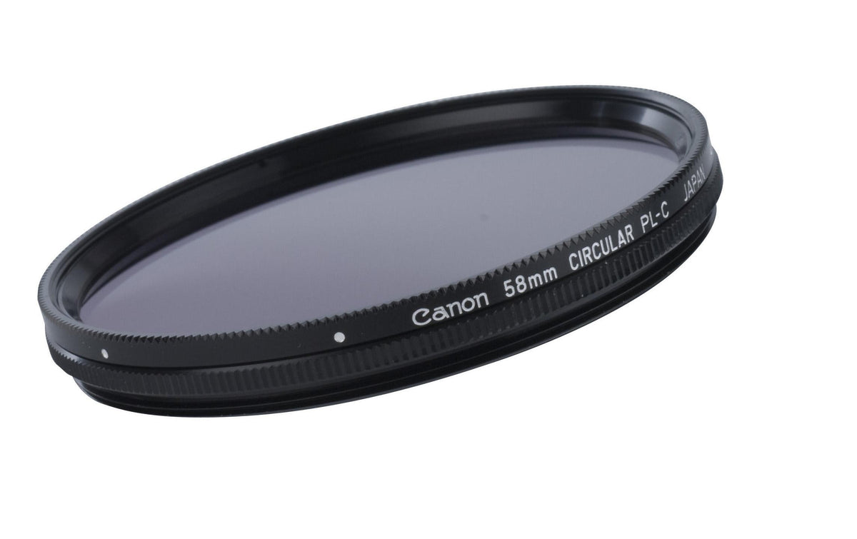 Canon Zirkularpolfilter 58 mm – für Objektive mit 58 mm Filtergewinde