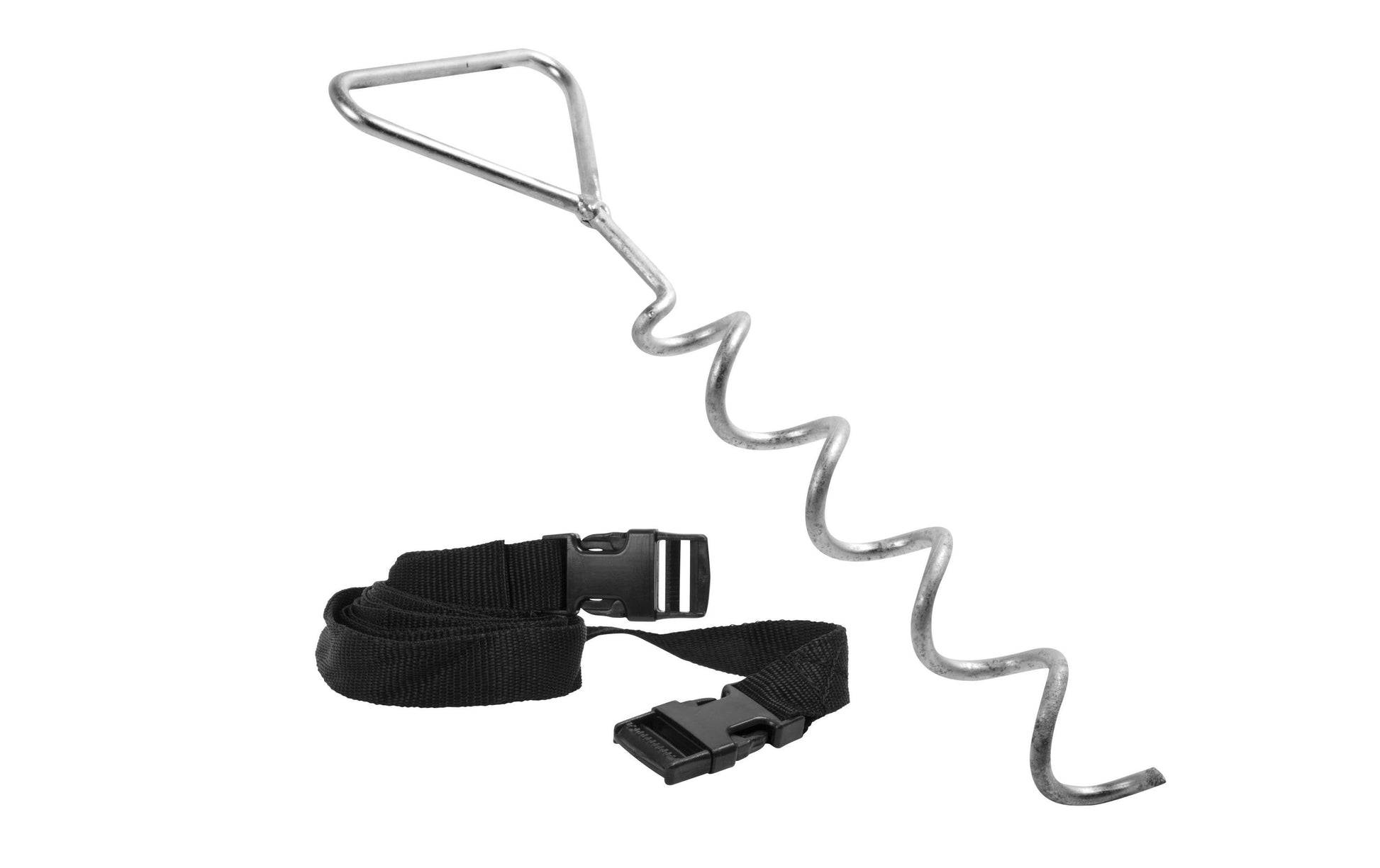 HUDORA Trampolin-Verankerungs-Set – 25 × 1700 mm, Stahl, Schwarz, Silber