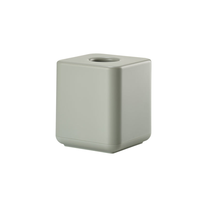 Zone Denmark Kosmetiktuchbox Ume – 13×13×15,1 cm, ABS, freistehend, Eukalyptusgrün