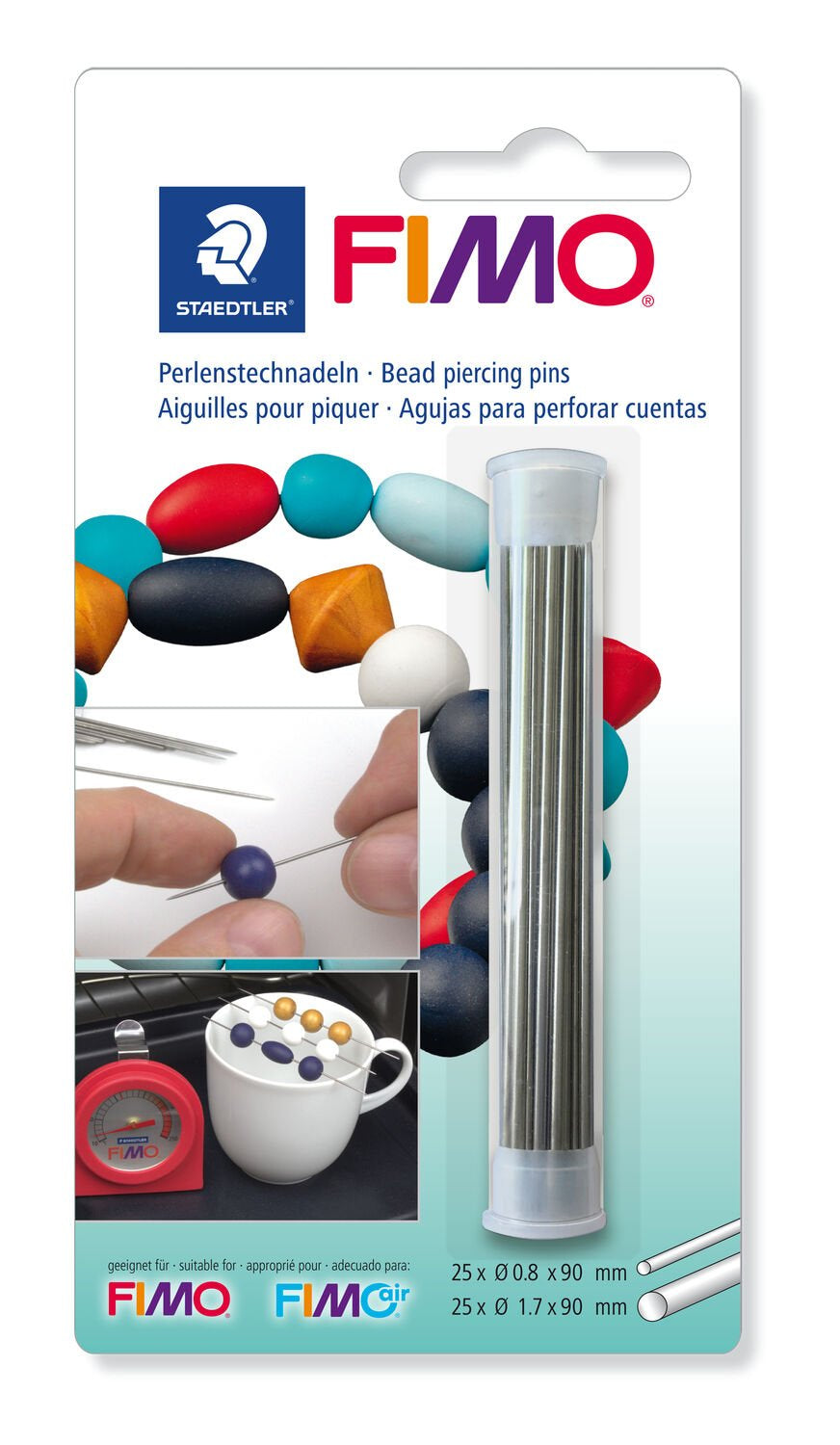 Staedtler Fimo – Perlenstechnadeln, 50 Stk