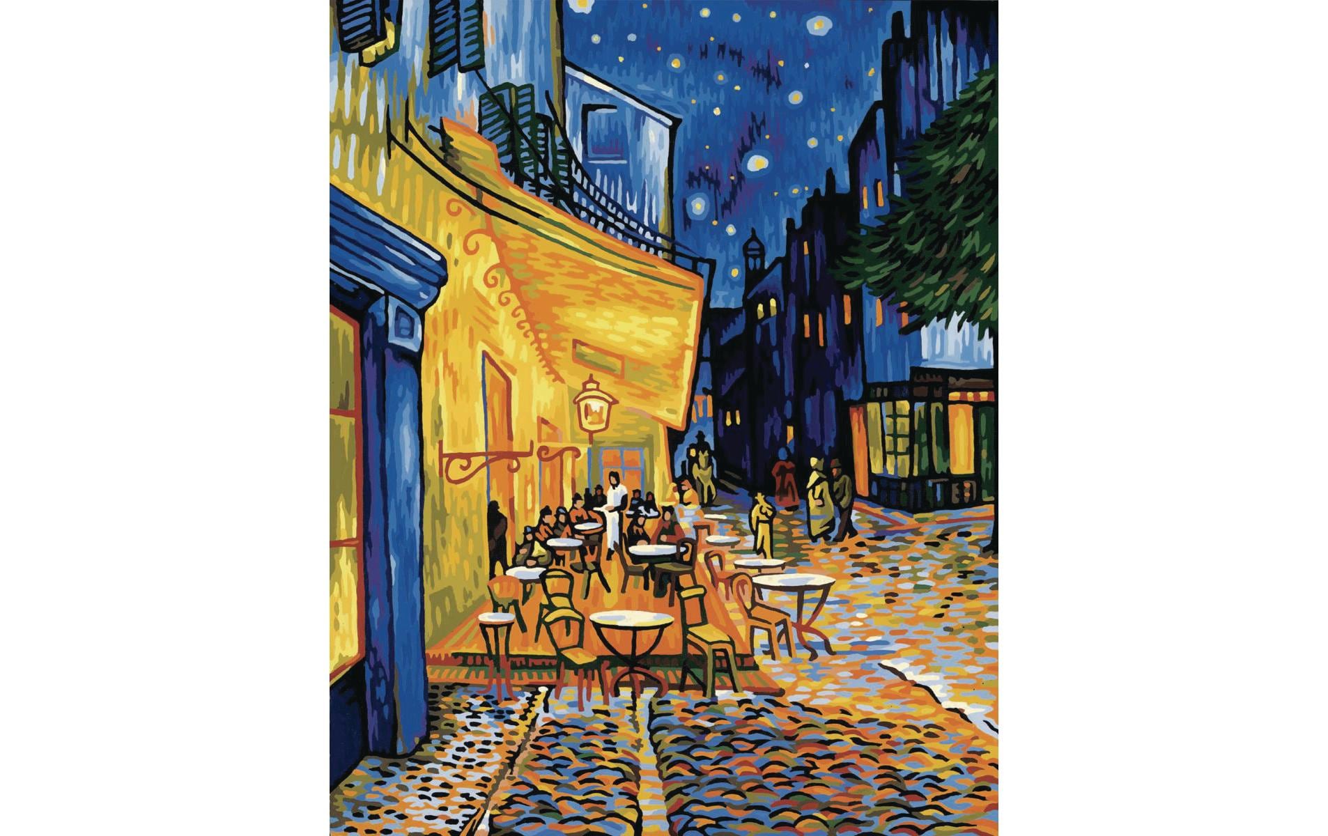 Schipper Malen-nach-Zahlen-Set Nachtcafé – 40 × 50 cm – 1-teilig – ab 8 Jahren