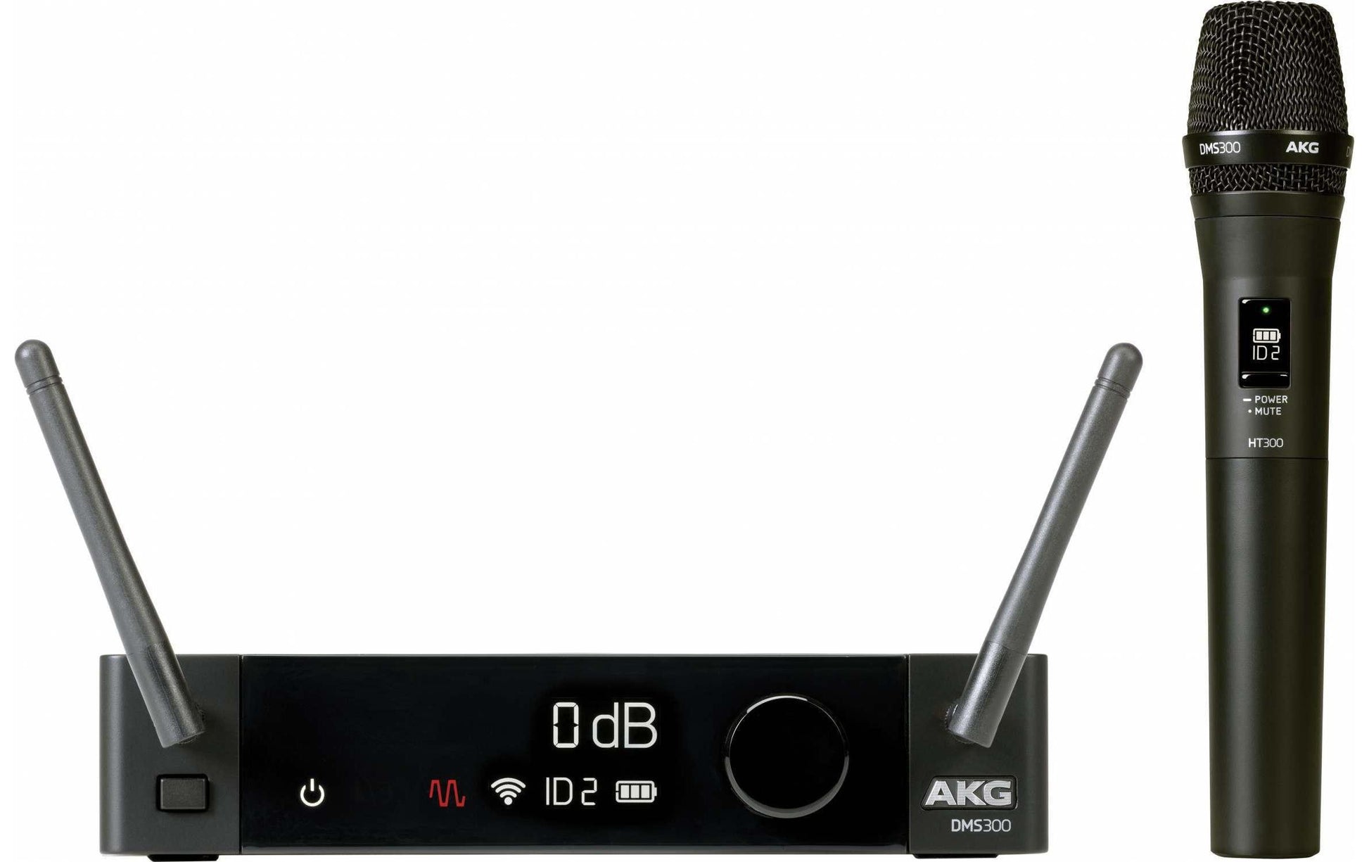 AKG DMS300 Vocal Set P5 Bühnenmikrofon – XLR/6,35 mm Klinke, Kabellos (2,4 GHz), Niere, 70–20'000 Hz