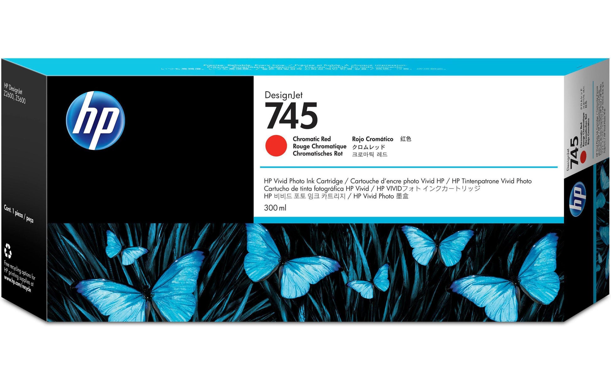 HP Tintenpatrone 745XL, Magenta, XL, 300 ml