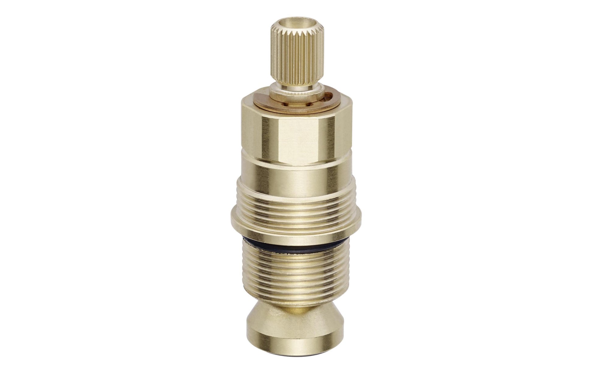 Diaqua Armaturenanschluss Flachtelleroberteil – M20×1,25, Messing verchromt, für Armatur