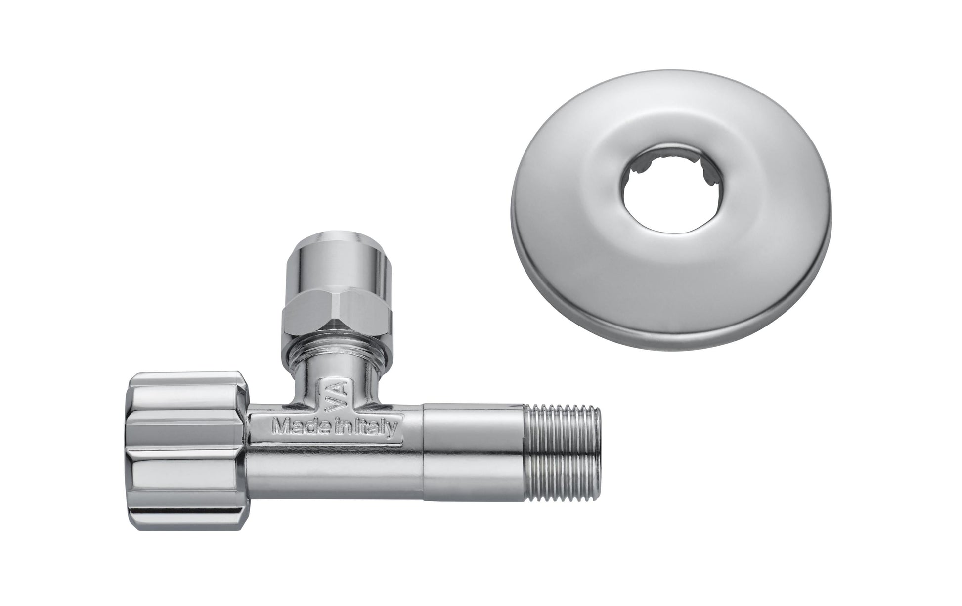 Mateu Eck-Regulierventil – Anschluss 3/8", verchromt, Messing, für Armatur