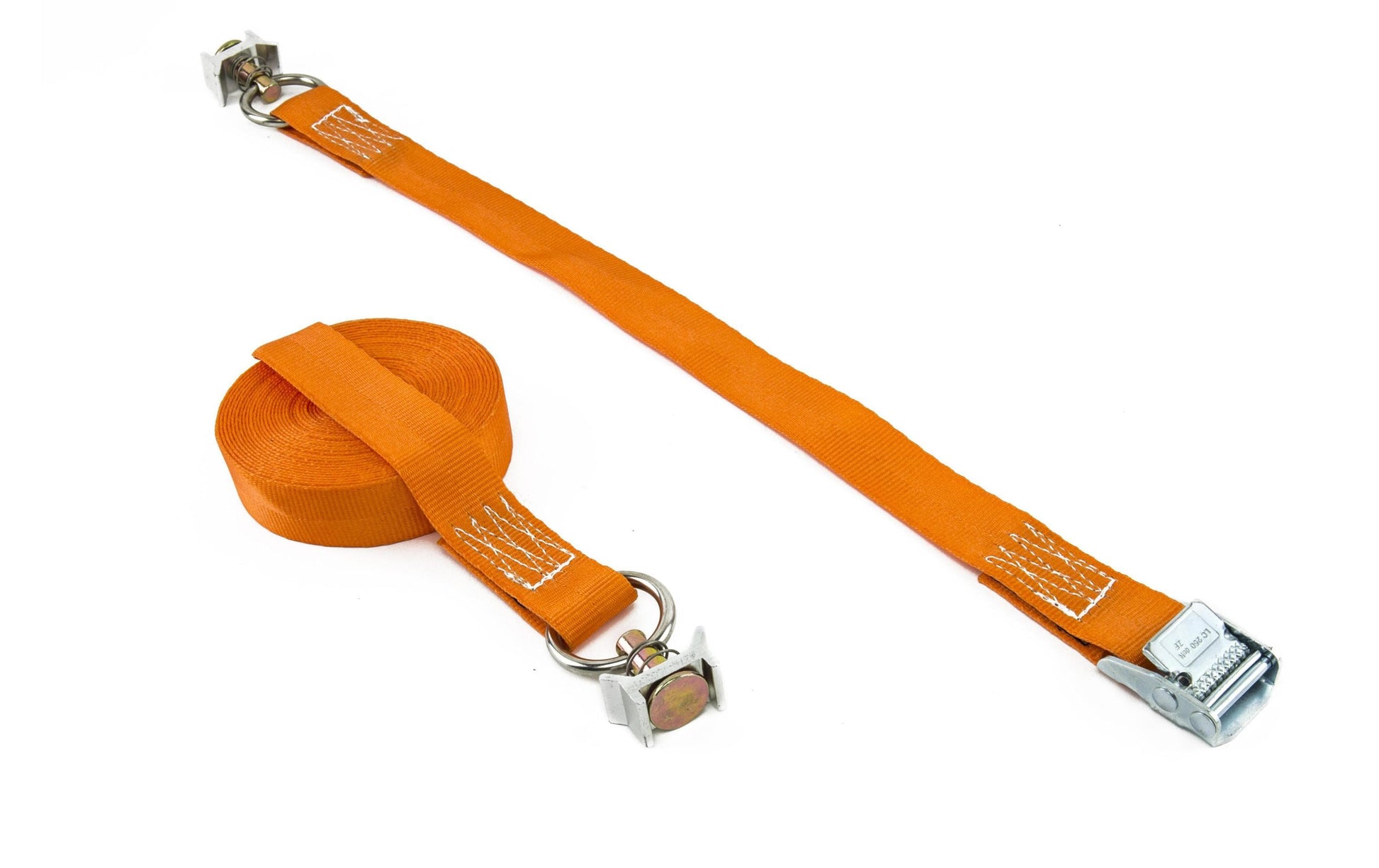 Zurrfix Zurrgurt 25 mm × 4 m, orange, mit Klemmschloss