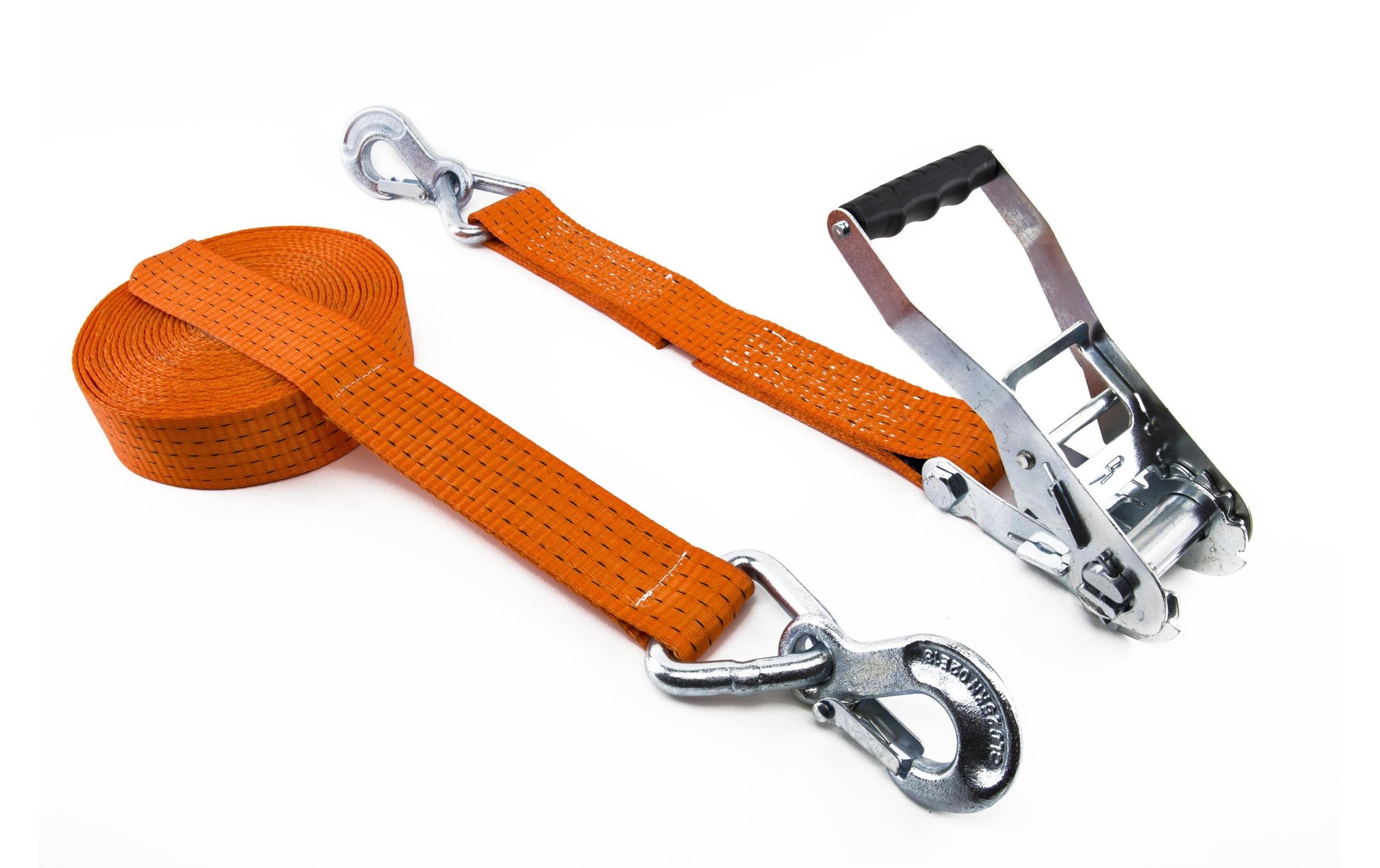 Zurrfix Zurrgurt 50 mm × 6 m, orange, mit Ratsche, LC 2500 daN, für Auto