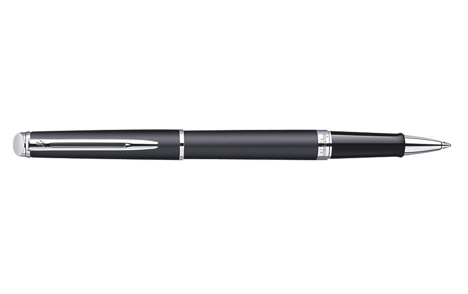 Waterman Hémisphère – Tintenroller, mit Kappe, 0,6 mm, schwarz