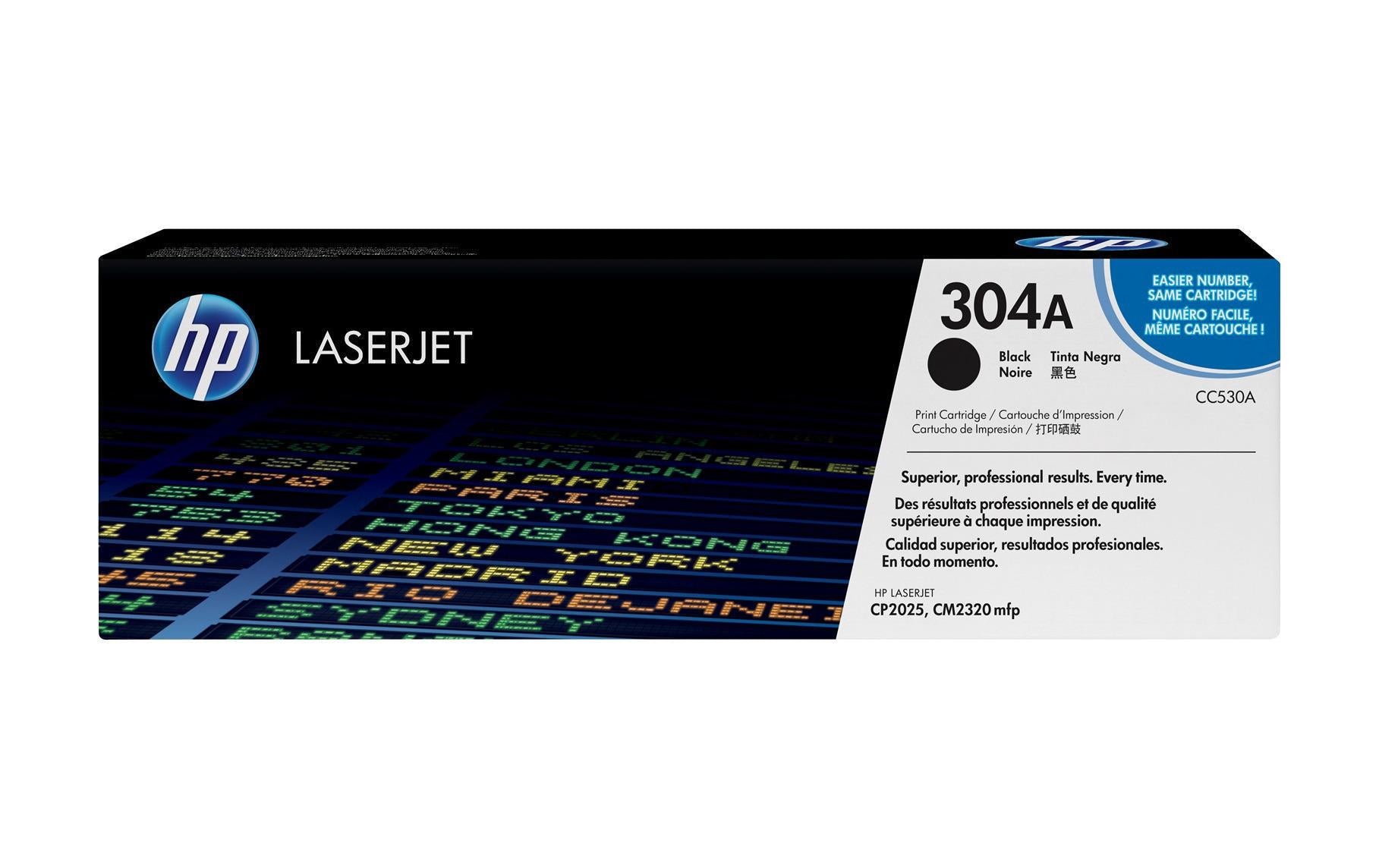 HP Toner 304A – schwarz, 3500 Seiten