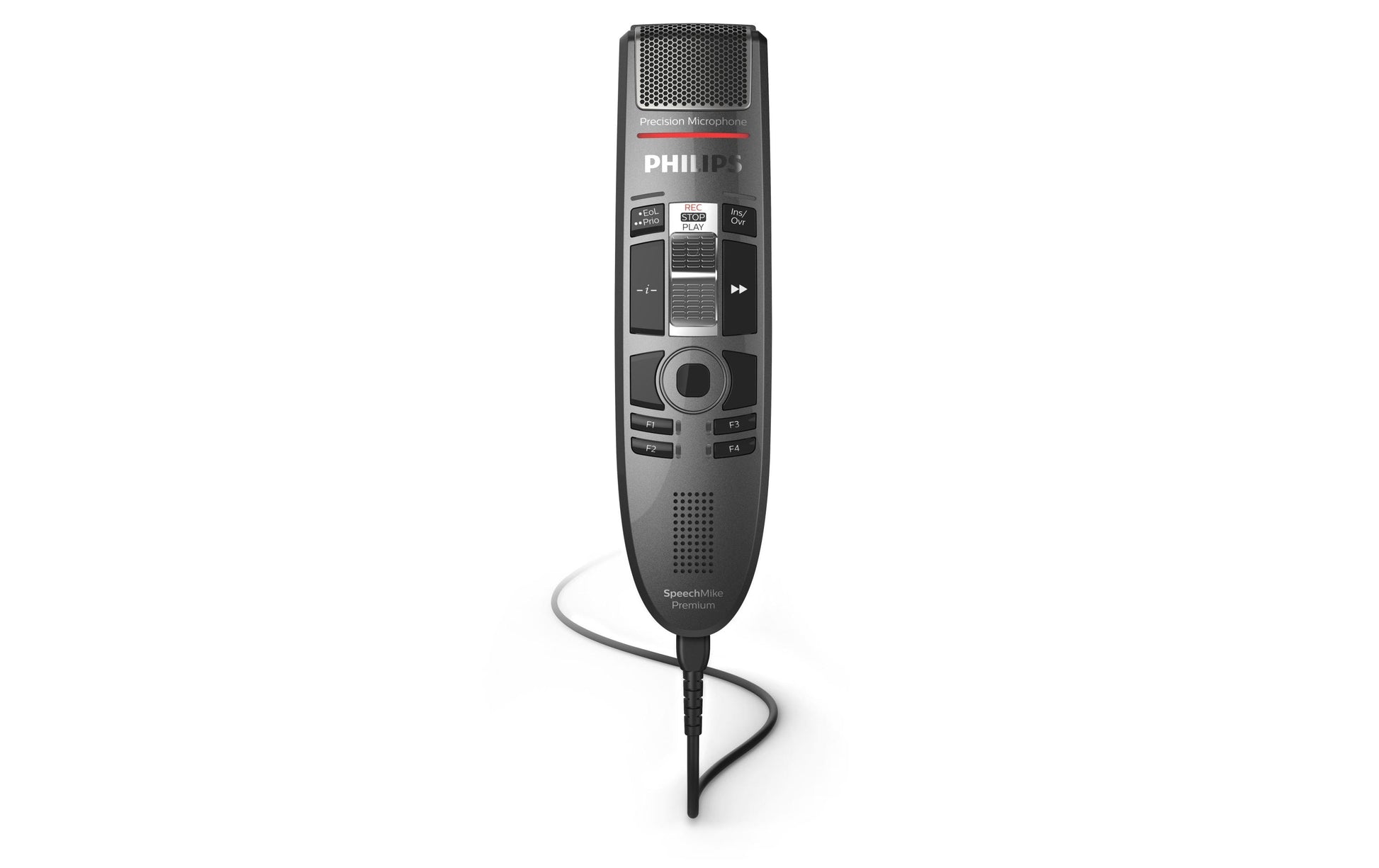 Philips SpeechMike Premium Touch SMP3710 – Diktiergerät, USB, Dunkelgrau