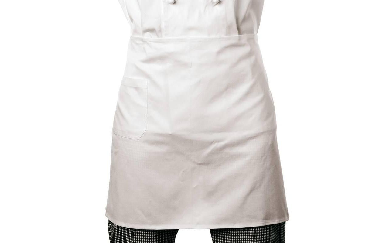 Paderno Schürze – Küche – Baumwolle/Polyester, 70×40 cm, Weiss