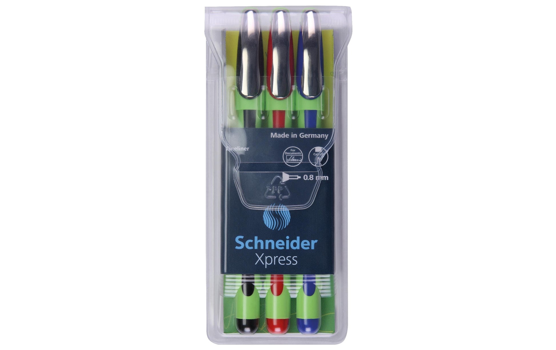 Schneider Schreibgeräte Schneider Xpress Basic Fineliner Set – 3 Stk., 0,8 mm, sortiert