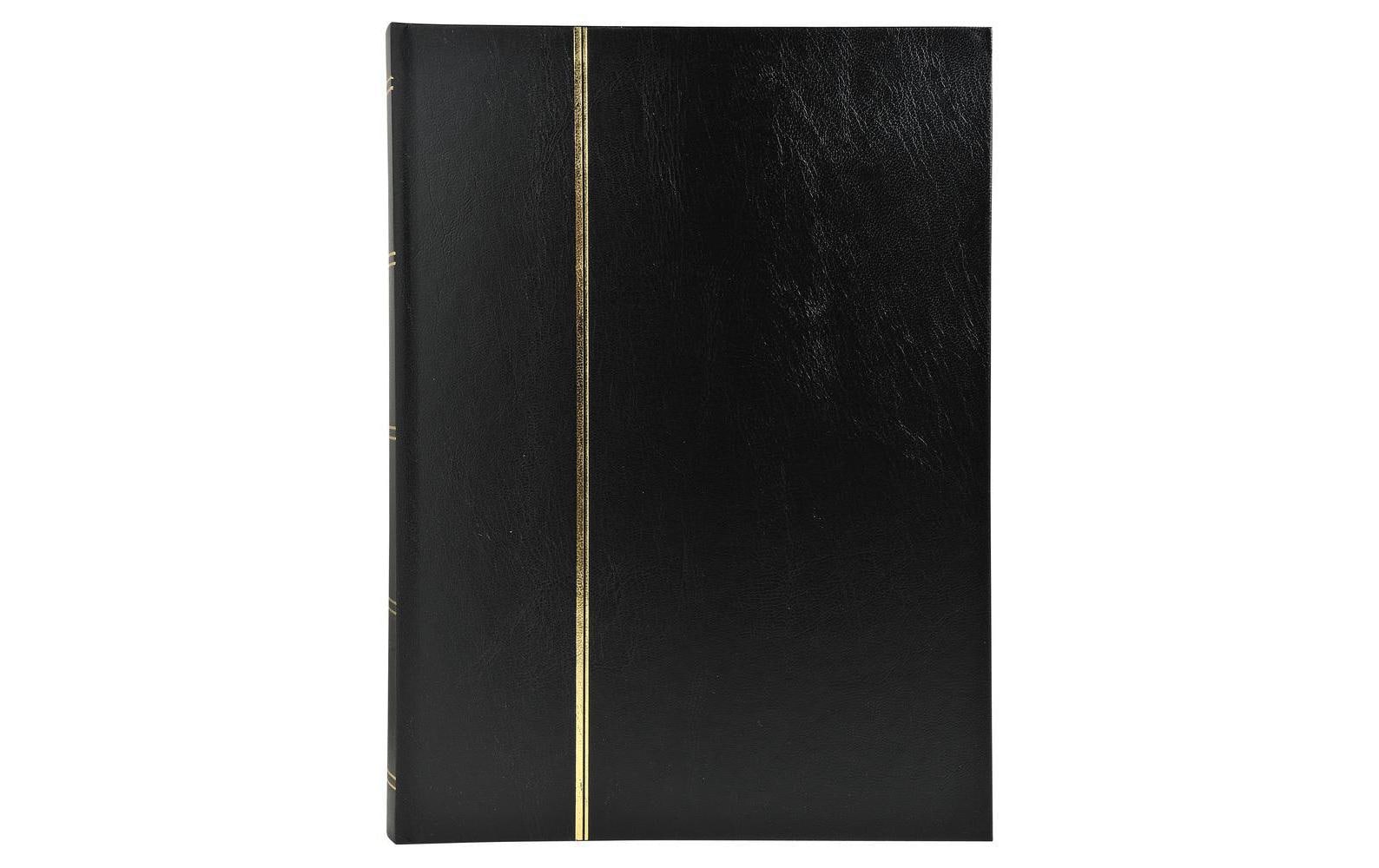 Exacompta Einsteckalbum, 16 Seiten, 22,5 × 30,5 cm, Schwarz, Kunstleder