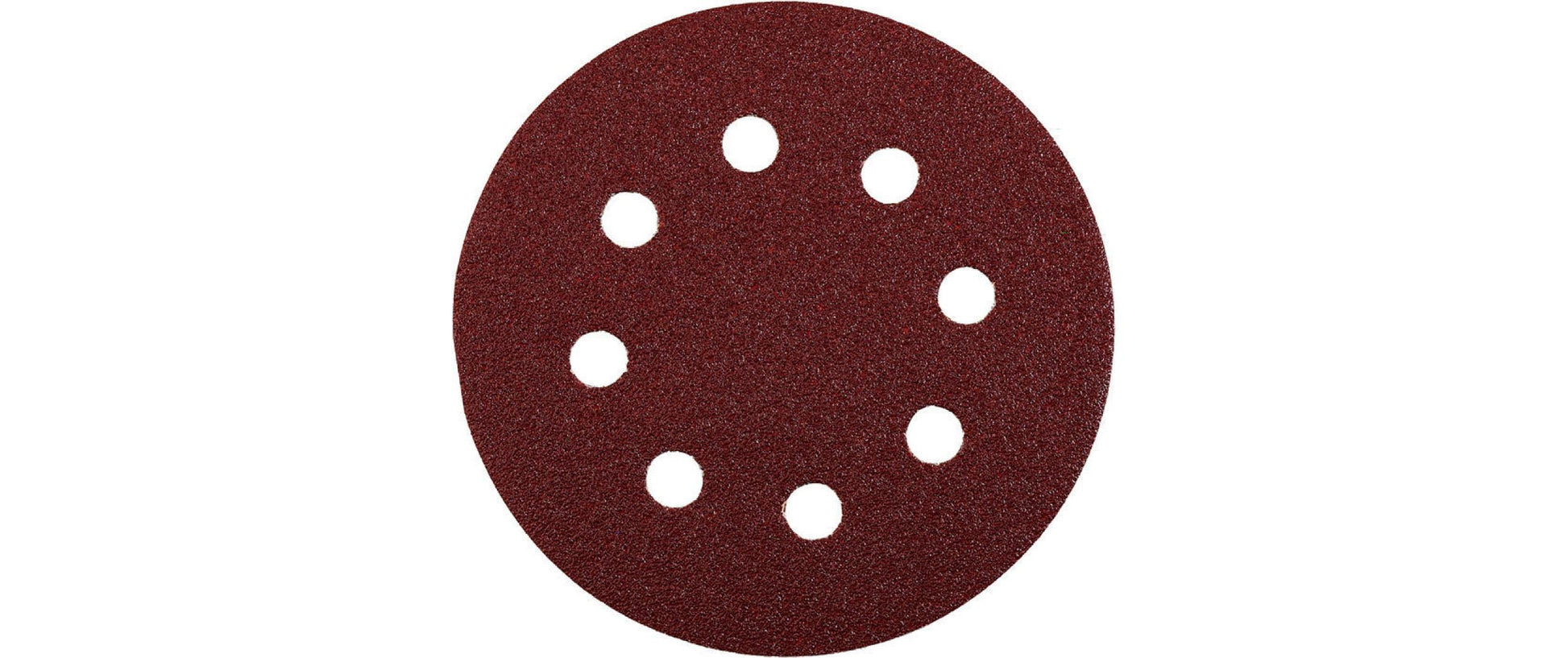 kwb Schleifscheibe 125 mm P240 – für Metall & Holz – 5 Stk – gelocht, 8 Löcher – für Exzenterschleifer
