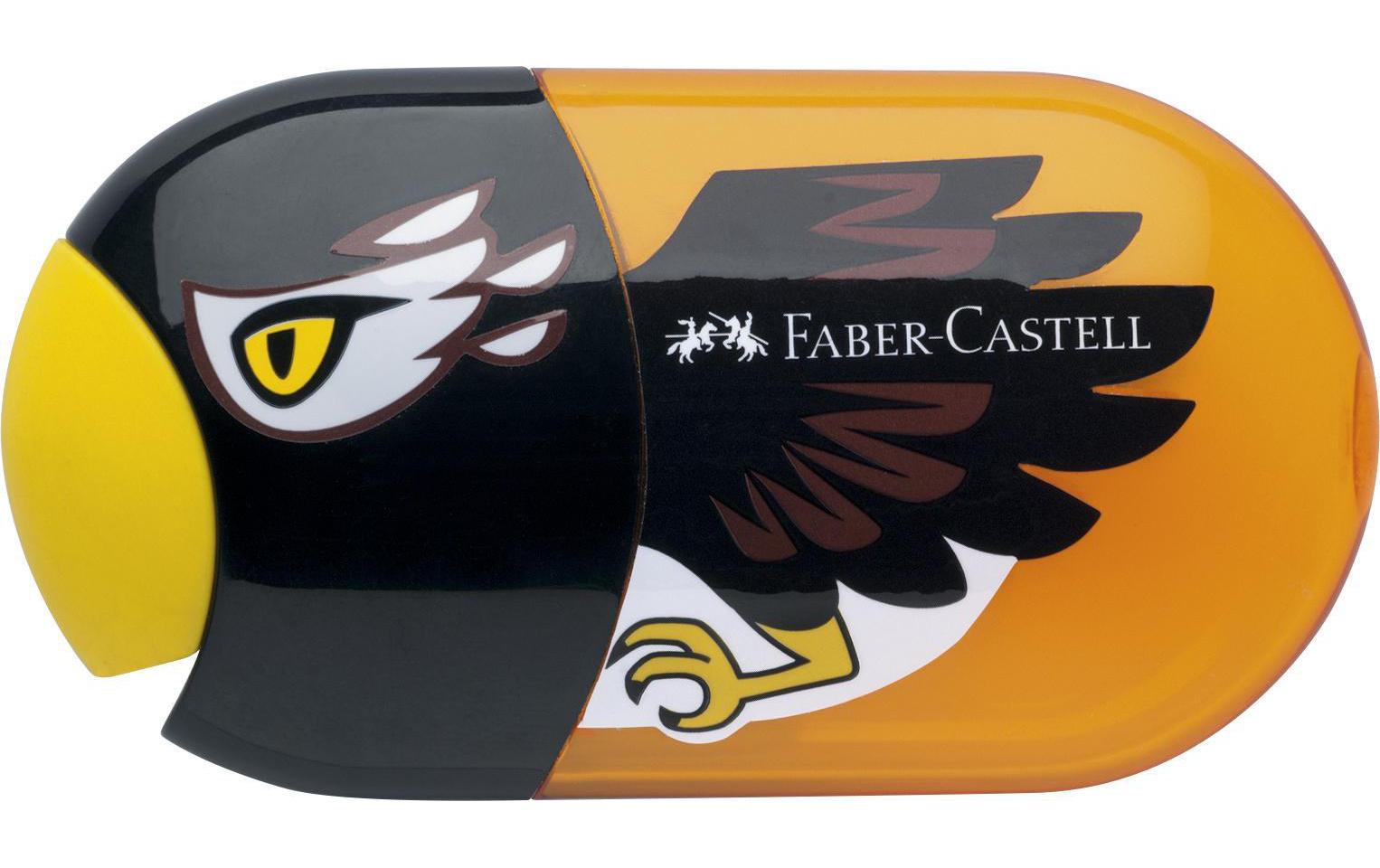Faber-Castell Spitzer – manuell, orange, schwarz, Eagle
