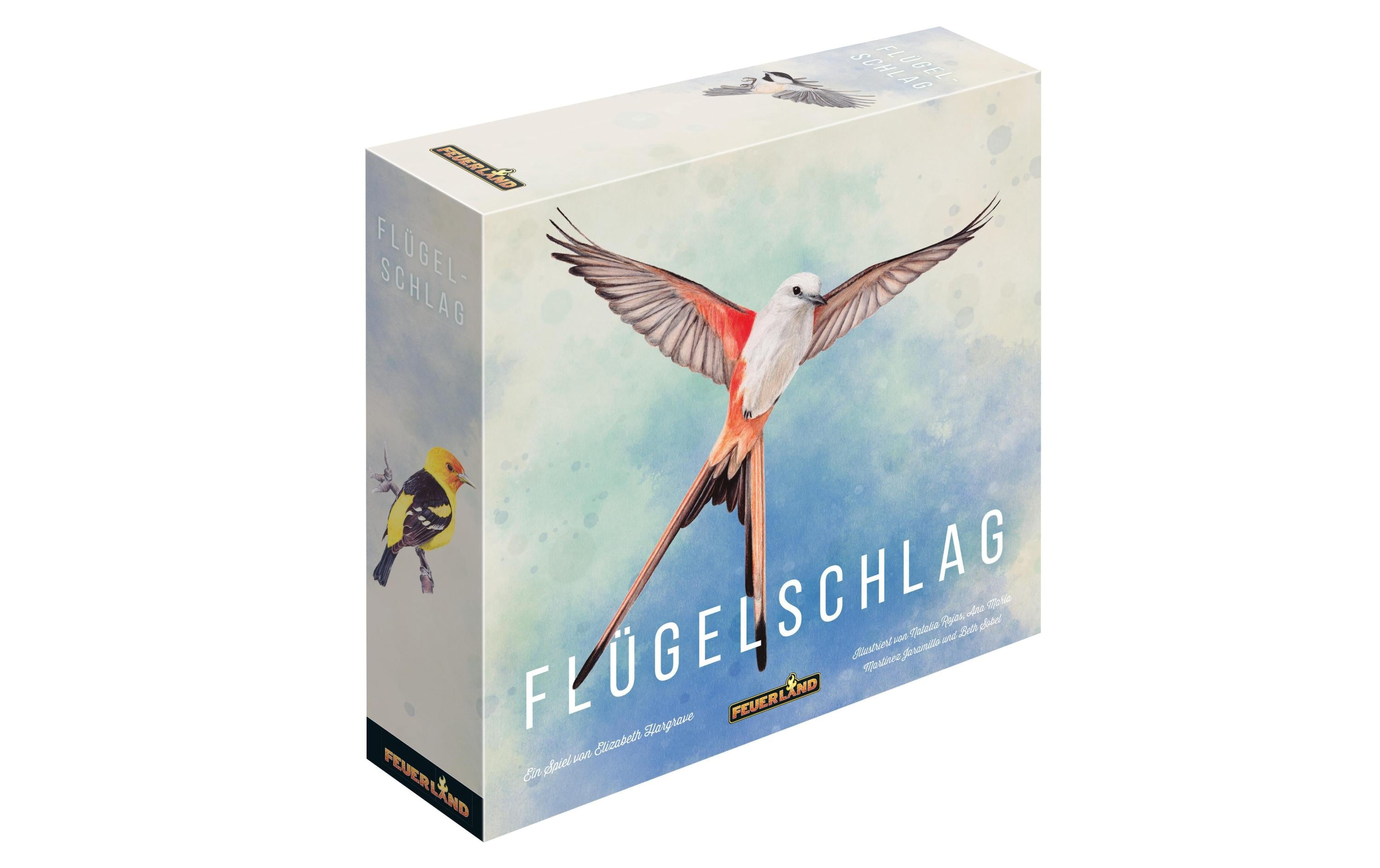 Feuerland Flügelschlag – Strategiespiel, 1–5 Spieler, ab 10 J., 75 min, DE