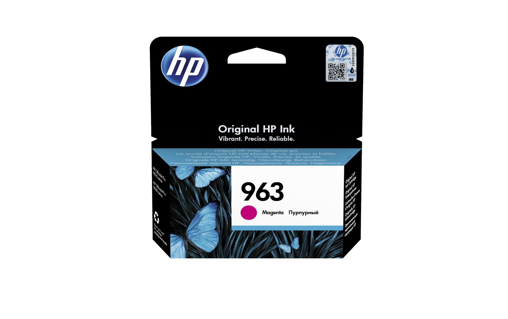 HP Tintenpatrone 963, Magenta – für Inkjetdrucker/Multifunktionsgeräte