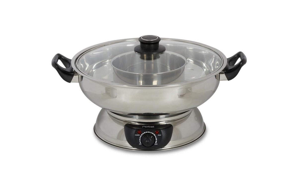 Rotel Mongolentopf – Edelstahl, 2,5 l, 6 Personen, elektrisch