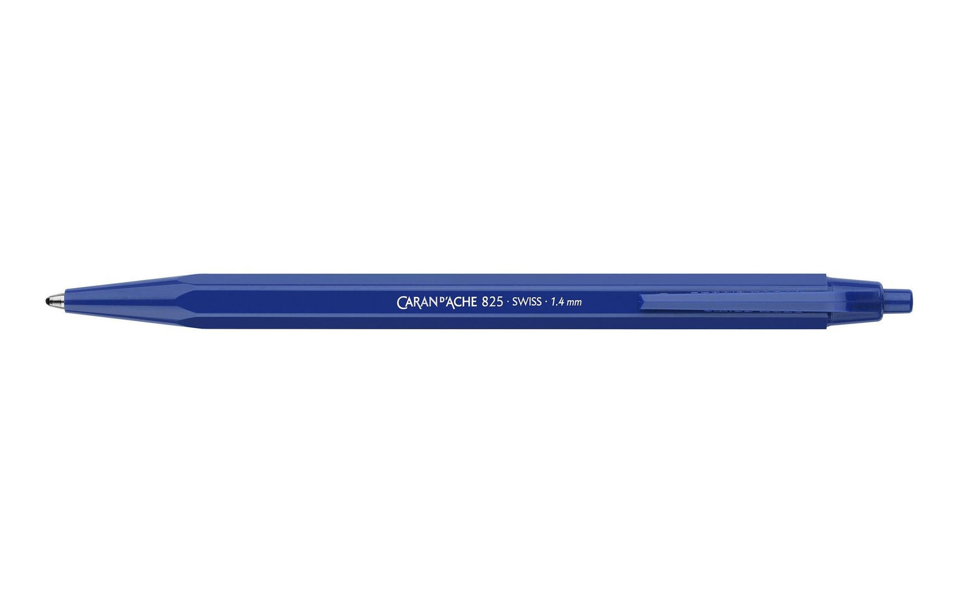 Caran d-Ache Caran d'Ache 825 Kugelschreiber – 10er Pack, Blau, Druck, ABS