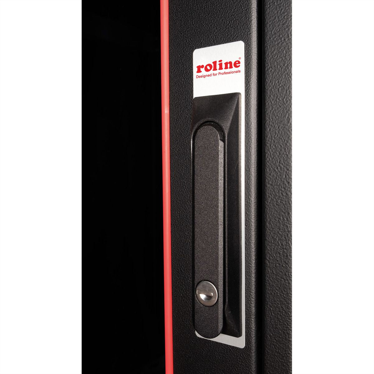 ROLINE Pro – 19" Netzwerkschrank 47U, IP20, abschliessbar, 600 × 600 × 2276 mm, schwarz, Stahl