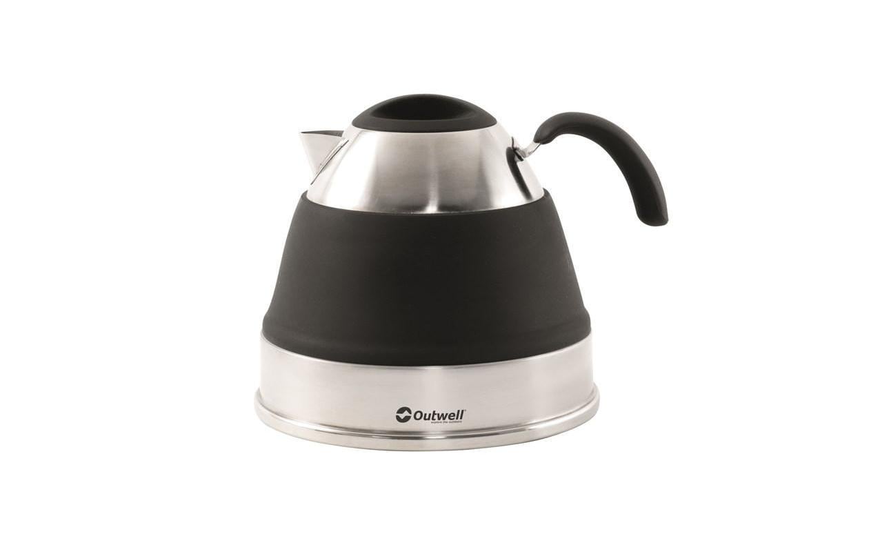 Outwell Collaps Wasserkocher – 2,5 l, Silikon, Edelstahl