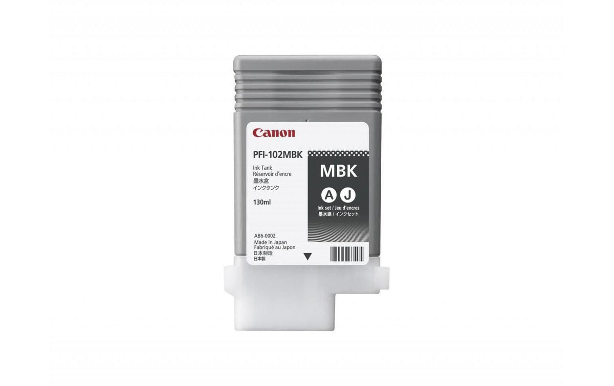 Canon PFI-102MBK – Mattschwarz, 130 ml