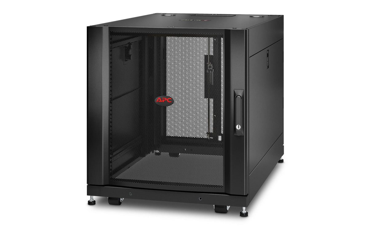 APC NetShelter SX – 19" Netzwerkschrank 12U, IP20, abschliessbar, 600 × 900 × 658 mm, schwarz