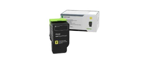 Lexmark Toner – gelb, 5000 Seiten – für Farb-Laserdrucker/Multifunktionsgeräte
