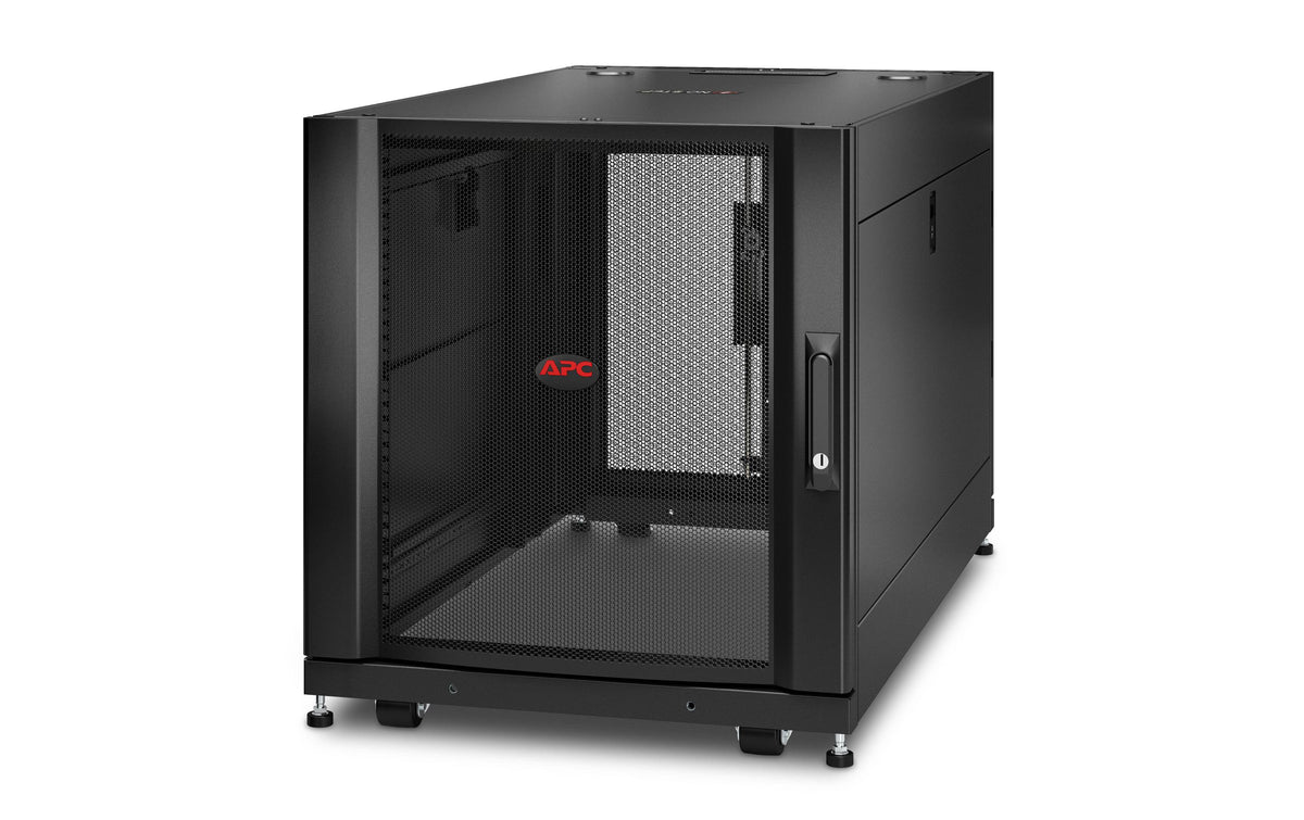 APC NetShelter SX – 19" Netzwerkschrank 12U, IP20, abschliessbar, 600 × 1070 × 658 mm, schwarz