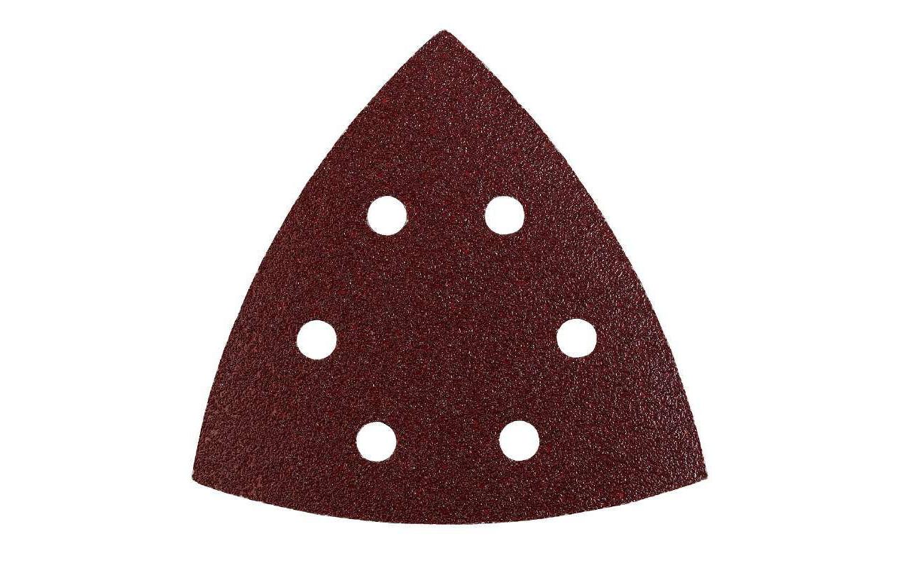 kwb Schleifpapier 105 mm P60 – für Metall – 5 Stk – Dreieck