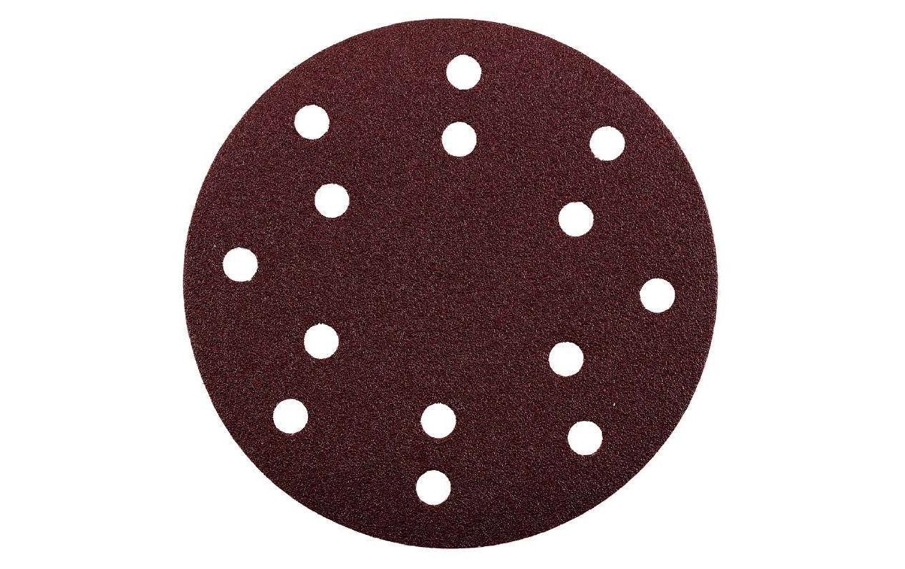 kwb Schleifscheiben 150 mm P40 – Klett, gelocht – 5 Stk – für Metall & Holz – für Exzenterschleifer